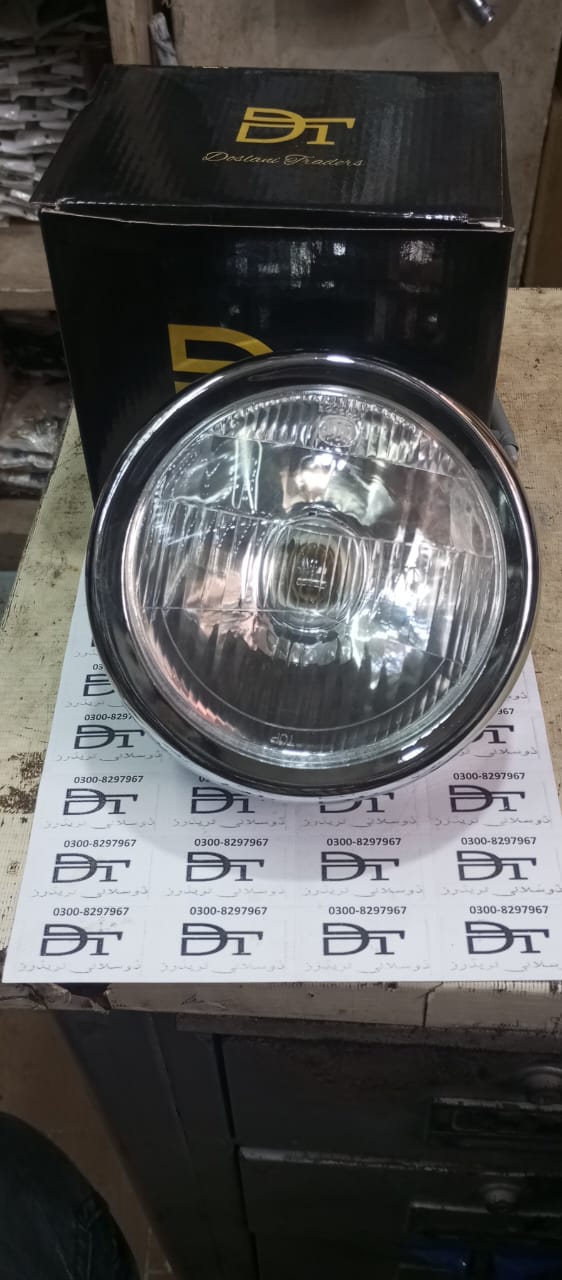 Gn125 Chrome Motorcycle Headlight
